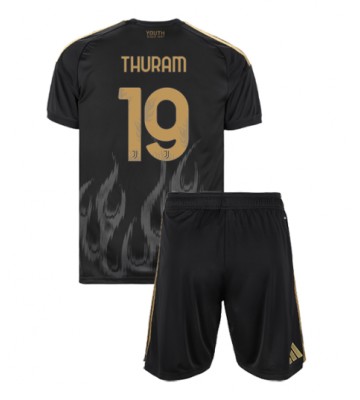 Juventus Khephren Thuram #19 Tredjetrøje Børn 2026-27 Kortærmet (+ Korte bukser)